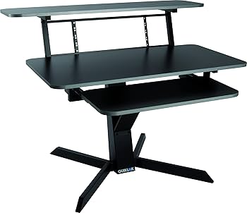 Amazon.com: Quick Lok Z460BK Triple Shelf Workstation with Black